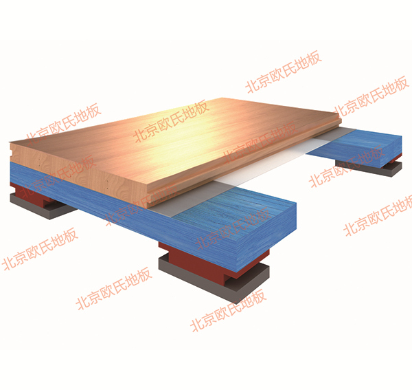 板式龍骨結(jié)構(gòu)運(yùn)動木地板